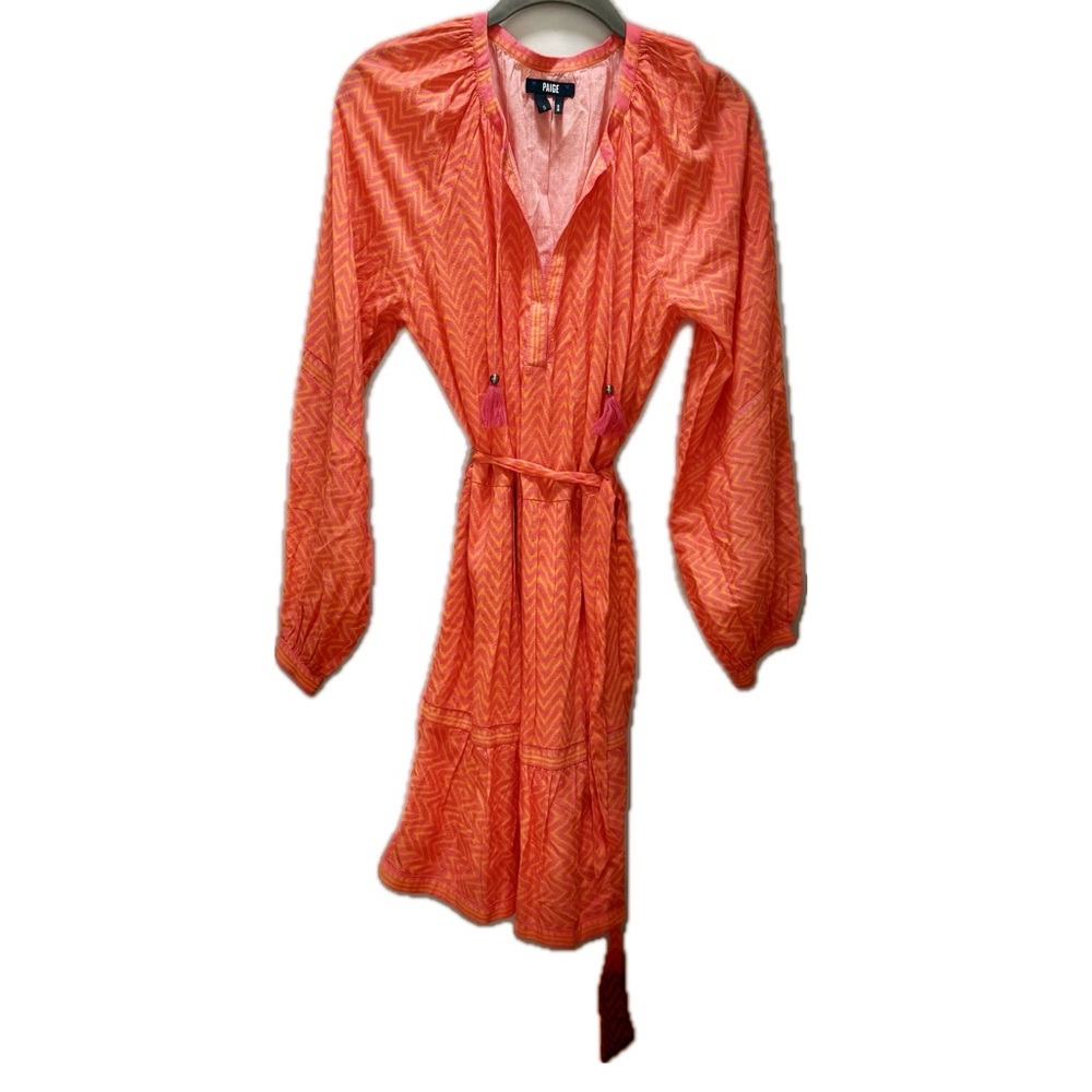 PAIGE | Orange & Hot Pink Dress -or- Cover-Up | Size S | Nordstrom